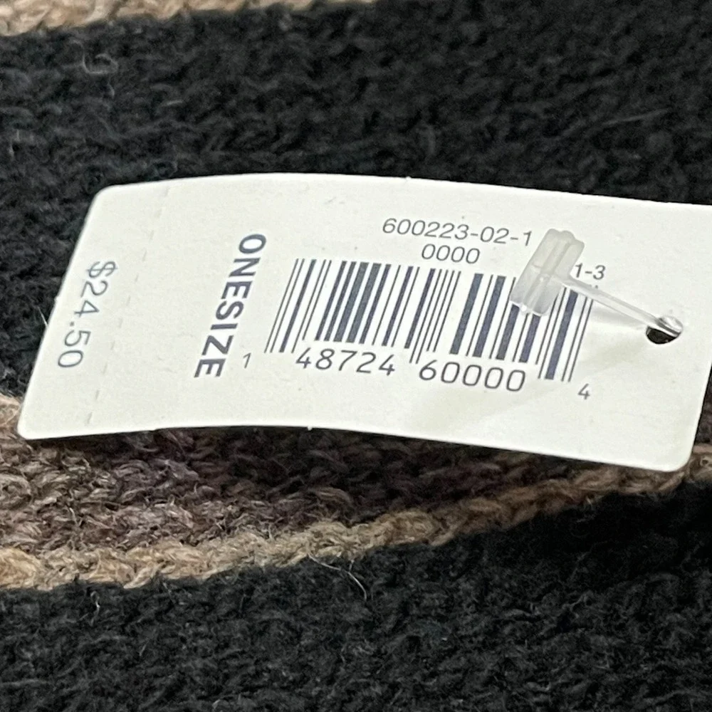 GAP Scarf Fringe Striped‎ Wool Blend Fringe 66